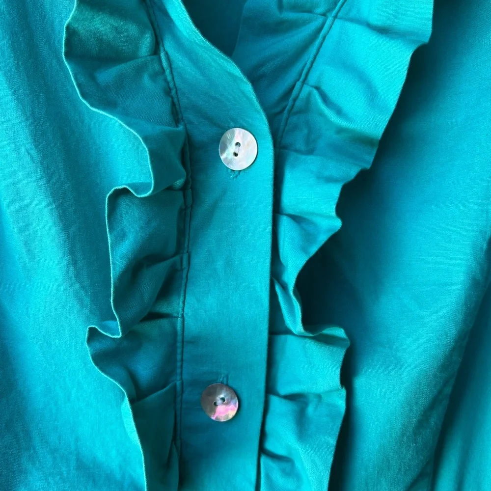 Liz Claiborne Green Sleeveless Dress - Picture 3 of 14